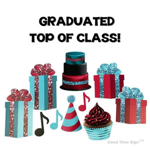 Evansville Yard Card Sign Rental Graduation - Tik Tok Theme