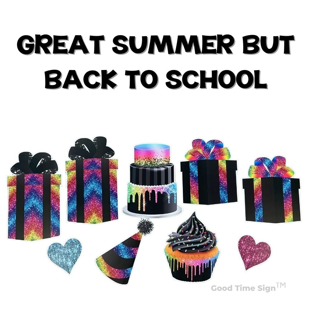 Back To School Ideas I Yard Signs I Evansville Good Time Sign