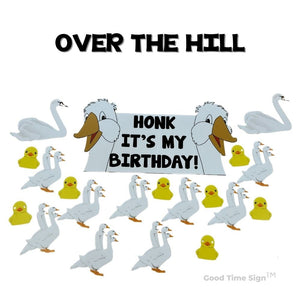 Evansville Yard Card Sign Rental Birthday - Honk Theme