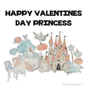 Evansville Yard Card Sign Rental Valentines Day - Fairytale Princess Theme