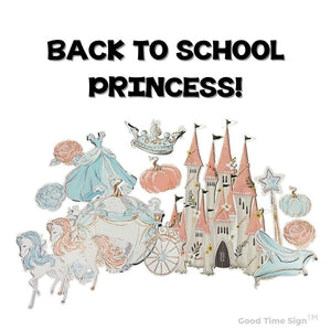 Evansville Yard Card Sign Rental Back To School - Fairytale Princess Theme