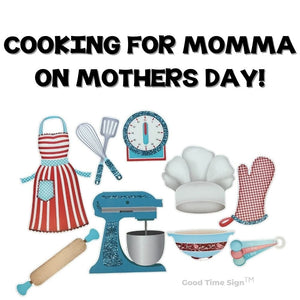 Evansville Yard Card Sign Rental Mothers Day - Cooking Theme