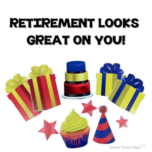 Evansville Yard Card Sign Rental Retirement - Hero Theme